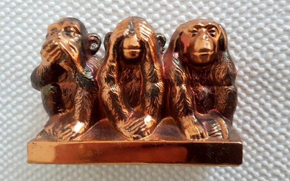 3 beeldjes horen apen en spreken geen kwaad 3 apen horen - Etsy Nederland