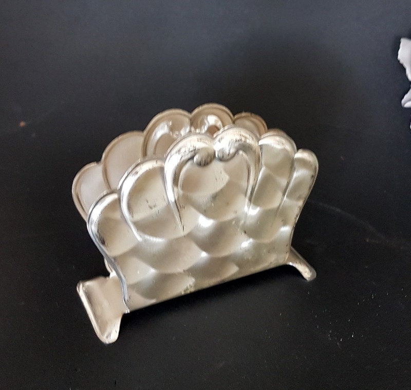 シルバーナプキンホルダー - Etsy 日本