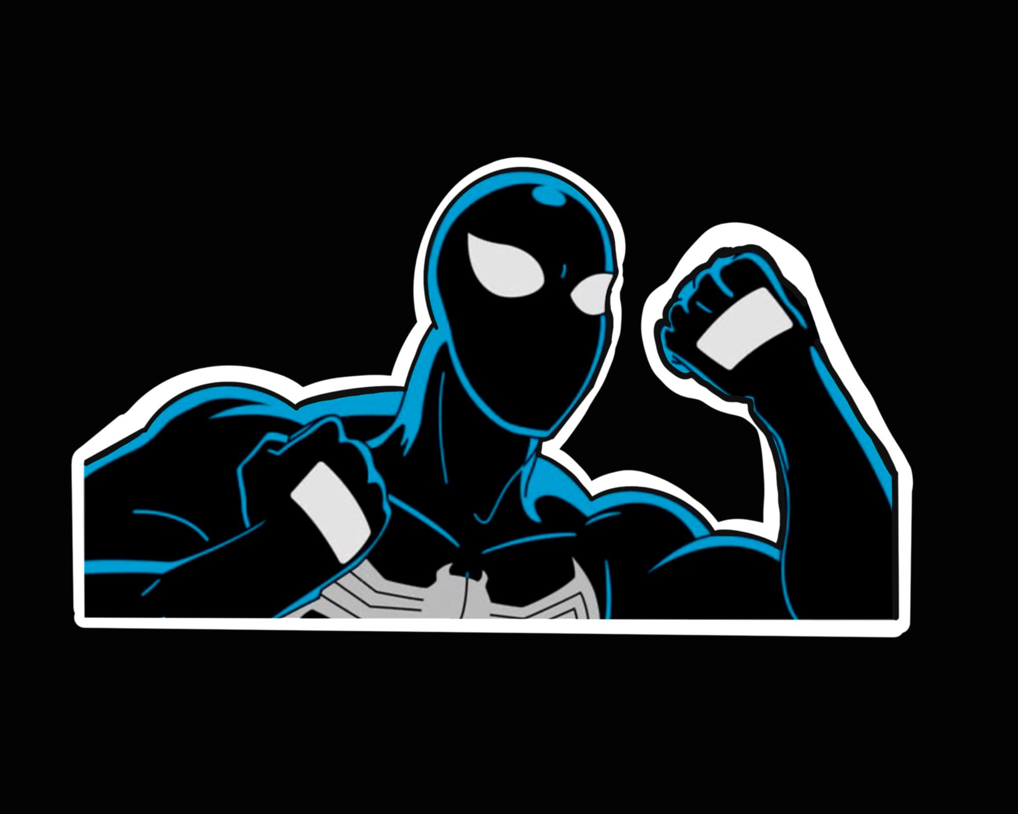symbiote spider man hoodie