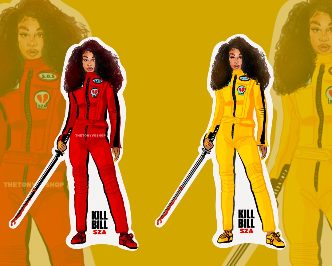 SZA SOS Kill Bill Sticker - Etsy
