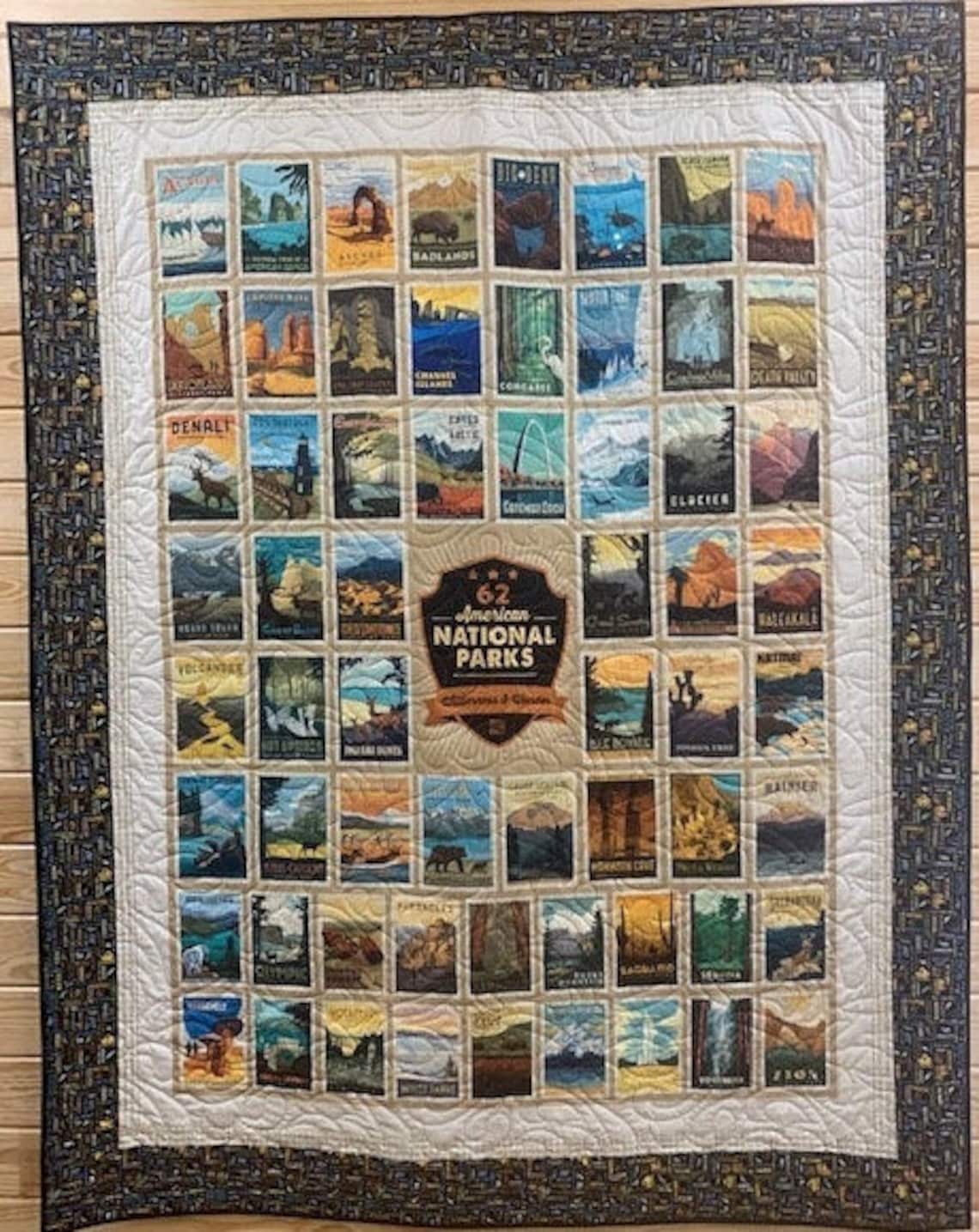 National Parks Quilt Kit Etsy