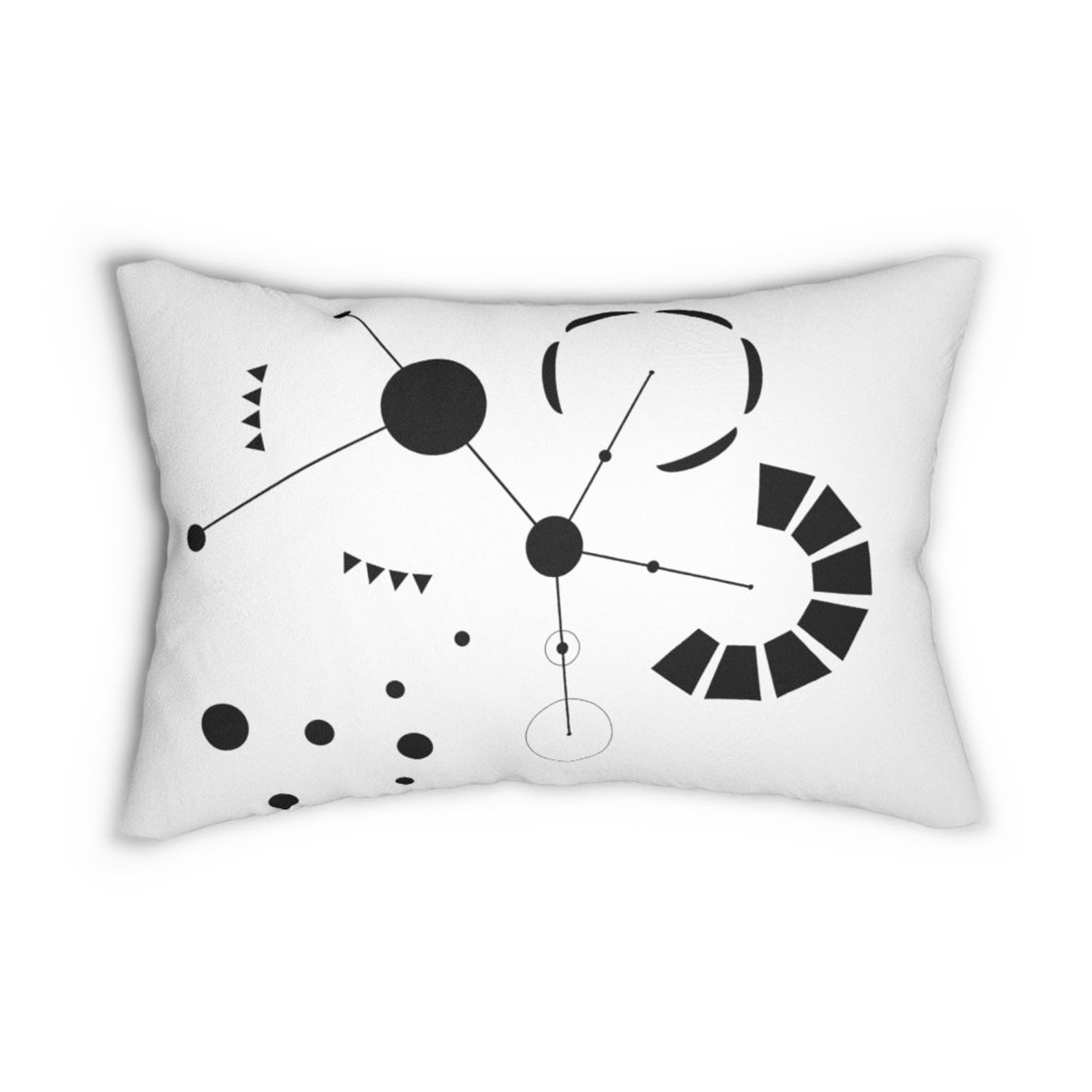 Artistic throw pillow home decor Circles pillow for your Etsy