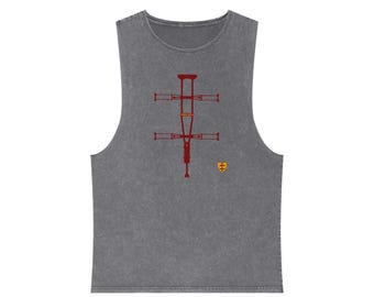 Limited Run,  Stonewashed, injured Reserve Tank Top