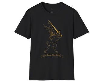 Unisex Los Angeles Gilded Blades T-Shirt | Golden Rabbit