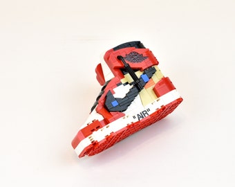 Handcrafted Sneakerbricks interactive building blocks "owchicago" sneakerhead must have gifts