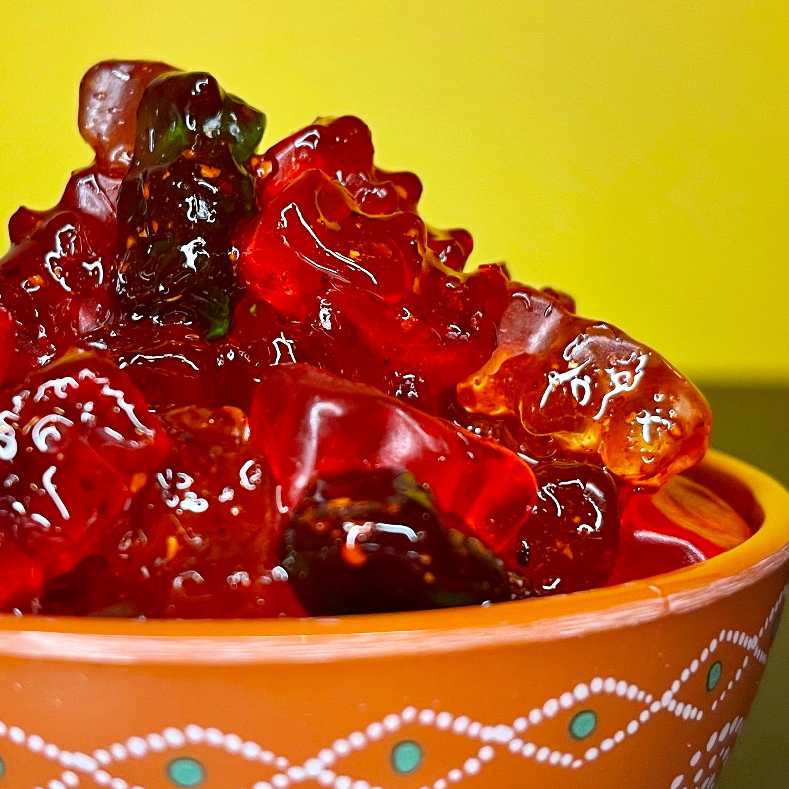 Chamoy Covered Gummy Bears Chamoy Covered Spicy Mexican Etsy