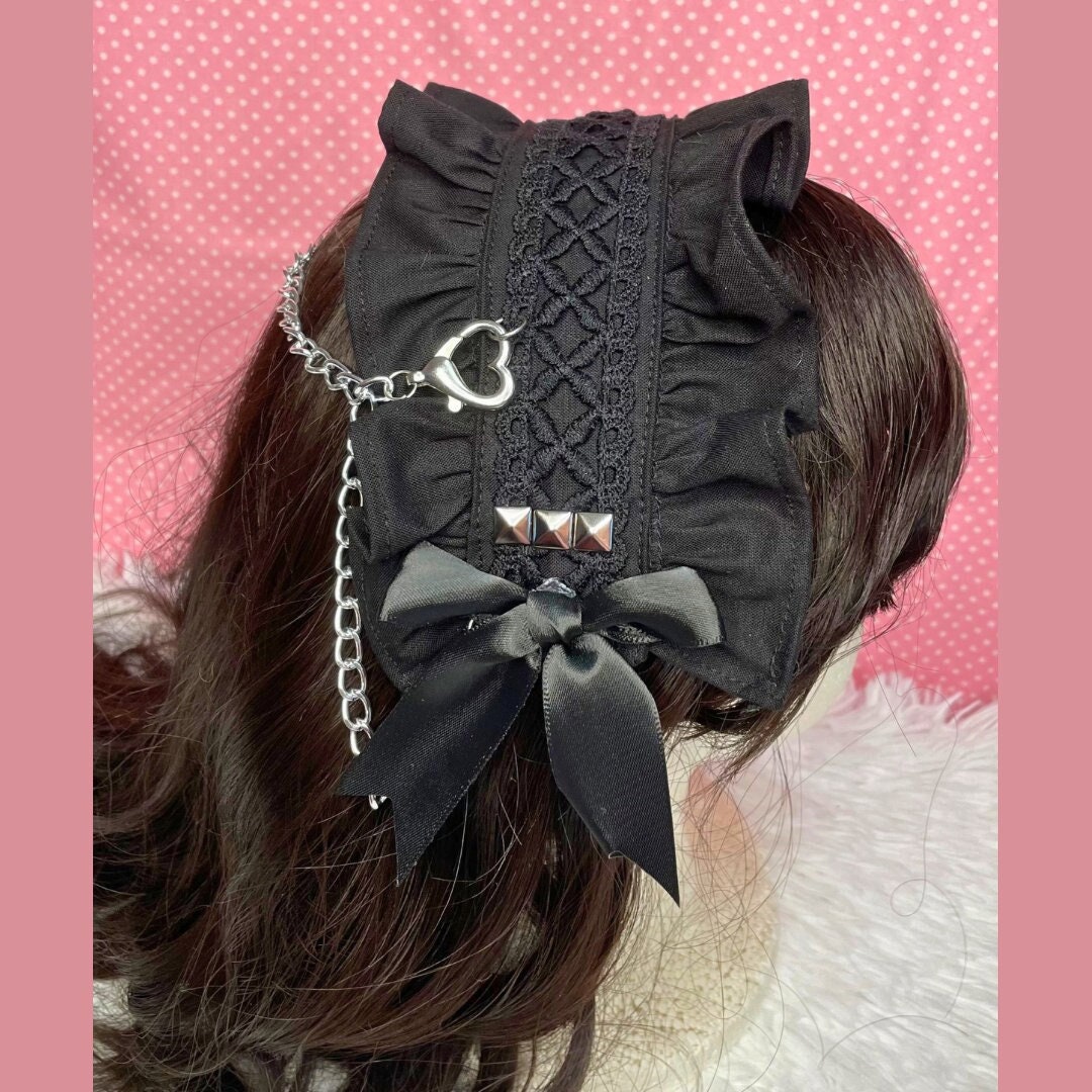 Lace-up Ribbon Doll Headdress by Angelic Pretty