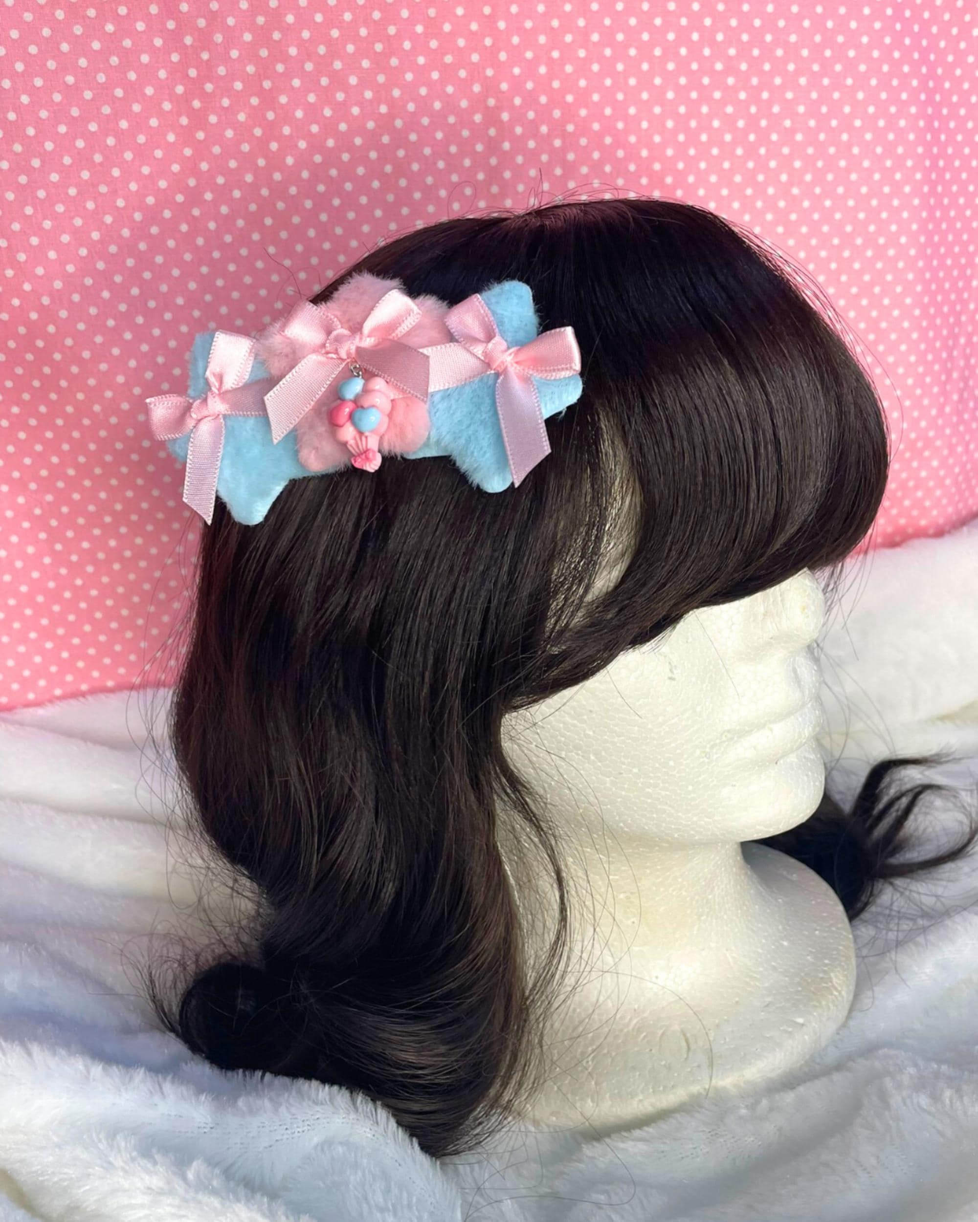Pastel Balloon Star, Hairclips, Pastel, Kawaii, Fairykei, Decorakei, Hair Accessories, Cosplay, EGL, Yume Kawaii, Cutecore, Himekaji, Stars