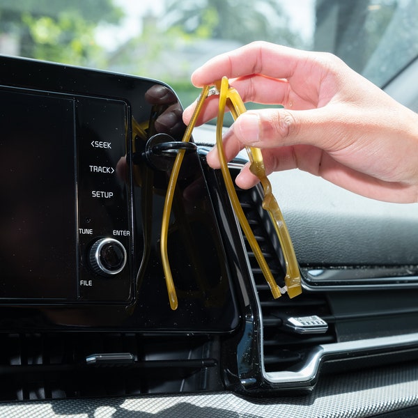 Portaocchiali da sole per auto, da parete, da scrivania, da ufficio, da camion / accessorio per auto / regalo minimalista / regalo per amanti delle auto