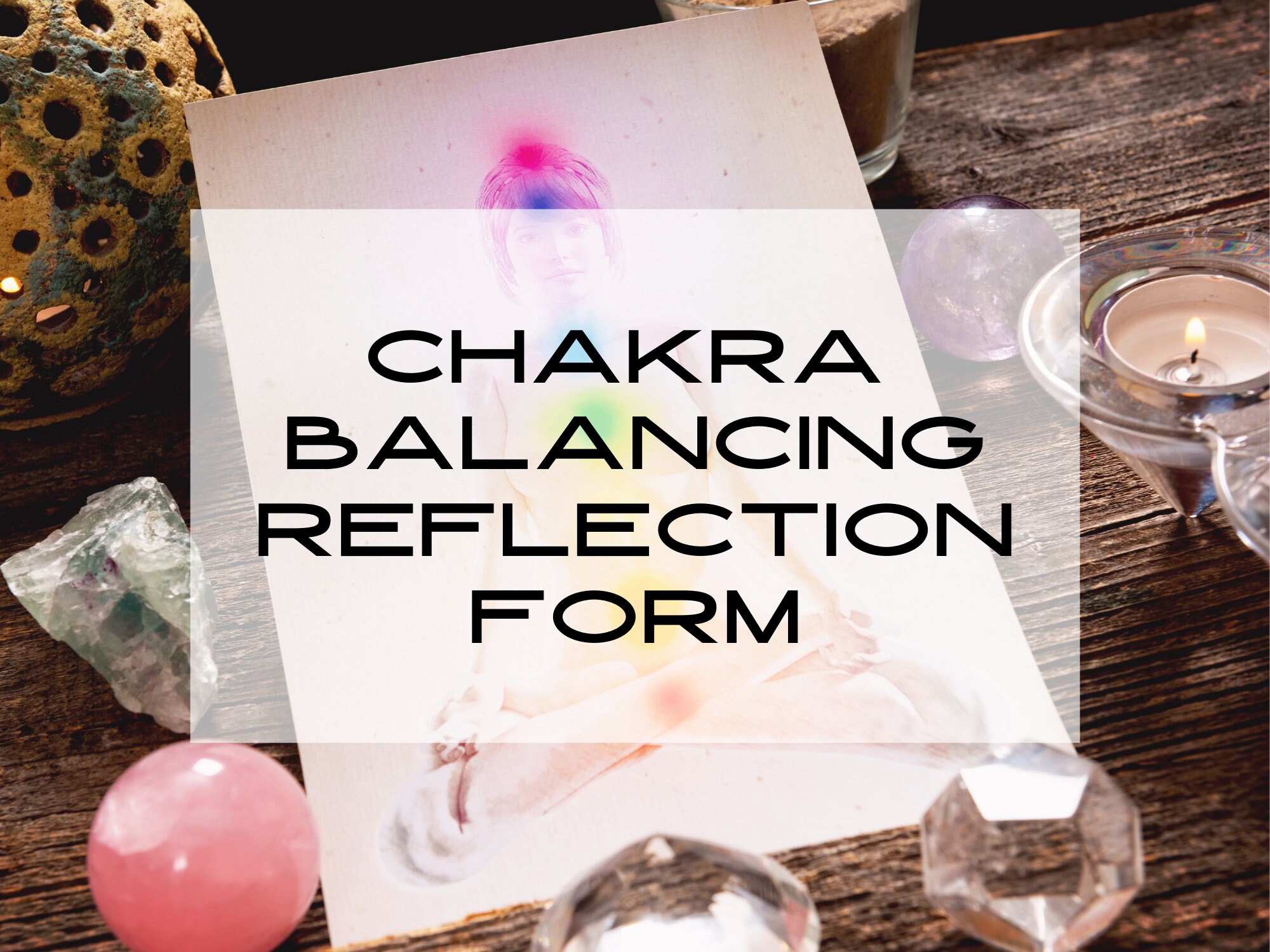 Chakra Clientform Digital Printable Chakra Balancing Client Reflection Form - Etsy