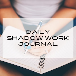 Printable daily shadow work intention diary journal