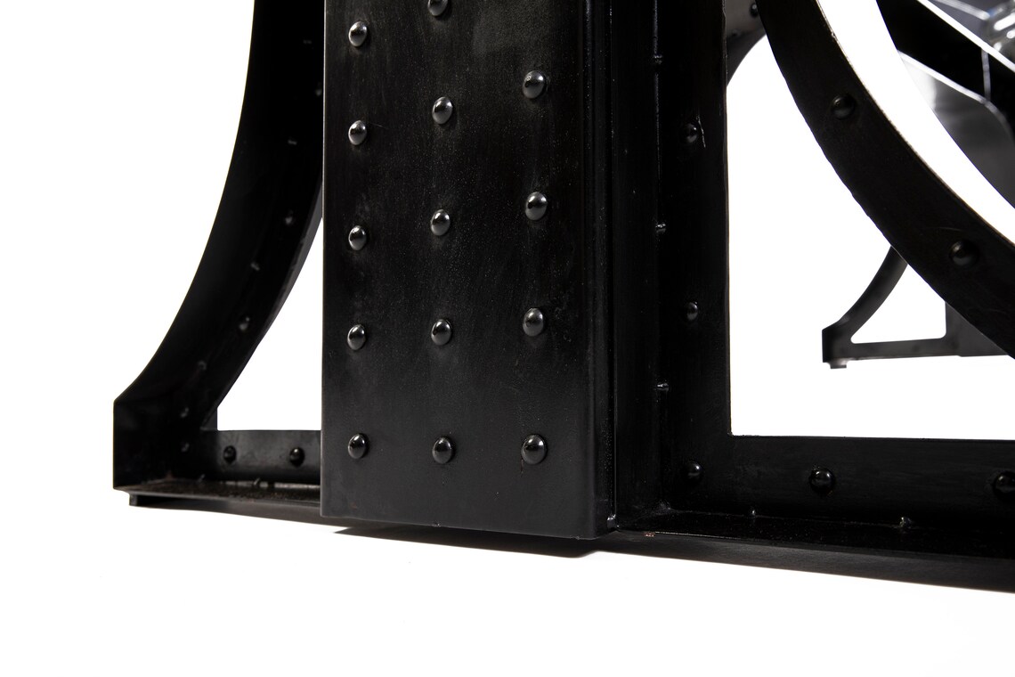 Industrial Cast Iron Dining Room Table Conference Table Etsy Canada