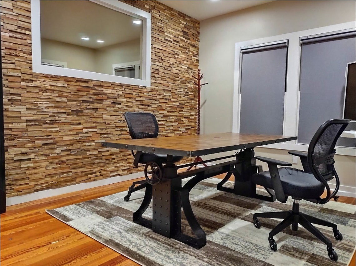 Industrial Cast Iron Dining Room Table Conference Table Etsy Canada