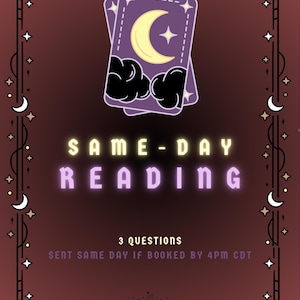 SAME DAY Tarot Reading