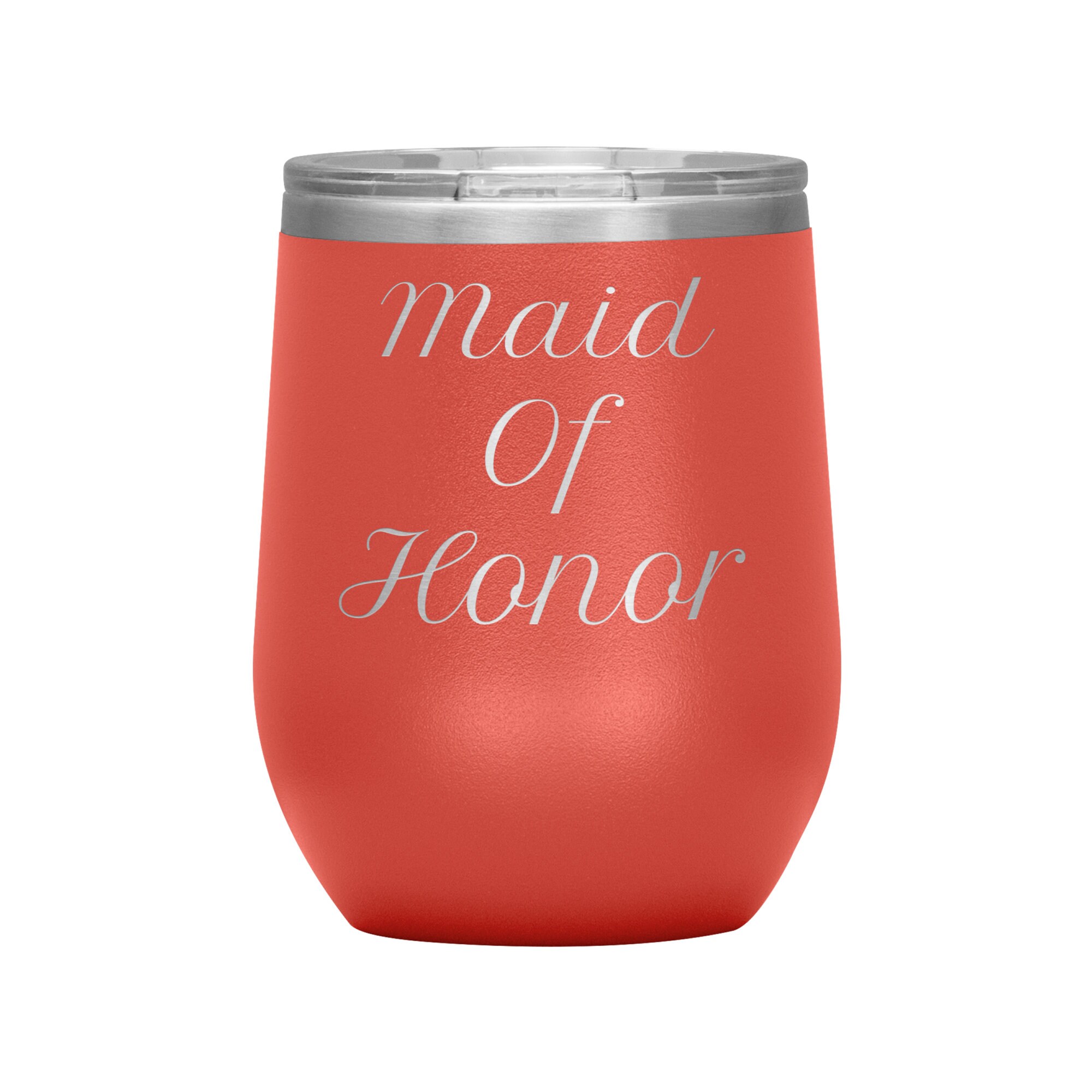 Maid of Honor Tumbler Wedding Gift Etsy
