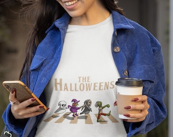 Halloween Beatles Cricut SVG, High Quality Pedestrian Crossing Art, Great for DIY Crafts, Perfect Music Fan Gift