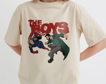 The Boys Series Digital Art, Fight Illustration SVG, PNG, Instant Download for T-Shirts & Unique Gifts, Digital Download