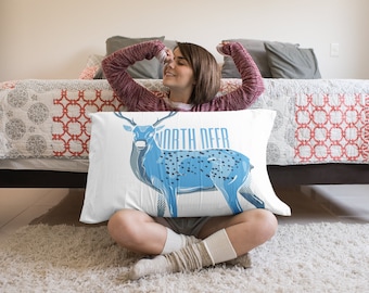 North Deer Drawing Art Vector Download Tshirt Circuit Sticker Coffee Mug Tote Bag big pillow Svg Png Eps Pdf Jpeg Digital Printing Gift