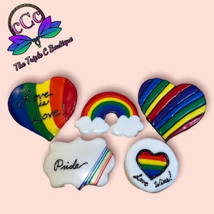 Rainbow sugar cookies
