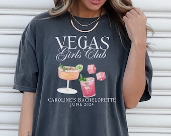 Vegas Bachelorette Shirt, Comfort Colors Shirt, Bachelorette Party, Vegas Before Vows, Bridal Party Shirts, Cocktail, Bachelorette Favors