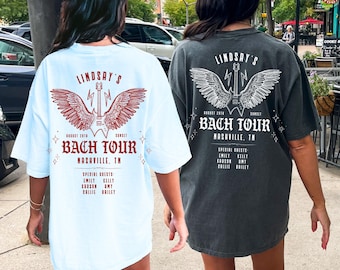 Bach Tour Bachelorette Comfort Colors Shirt, Farewell Tour, Matching Shirt Personalized Bach Shirt, Bridesmaid Shirts for Bachelorette