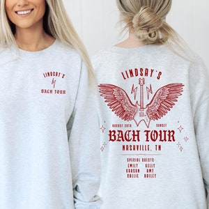 Bach Tour Bachelorette Sweatshirt, Farewell Tour, Matching Shirt, Bridesmaid Sweatshirts for Bachelorette, Rock and Roll Bride, Bride or Die