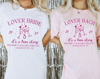 Lover Bachelorette Comfort Colors Shirt, Custom Bach Shirts, Bridal Party Gifts, She Found Her Lover, Found My Lover, Bachelorette Shirts