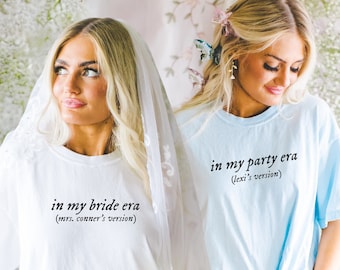 Eras Bachelorette Comfort Colors Shirt, Custom Bach Shirts, Bridal Party Gifts, She Found Her Lover, Champagne Problems, In My Bride Era