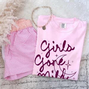 Girls Gone Mild Bachelorette Long Sleeve Shirt, Shirt, Sweatshirt, Pj Bach, Mild Bachelorette, Sleepover Bach, Girls Night, Bridal Pjs bild 4