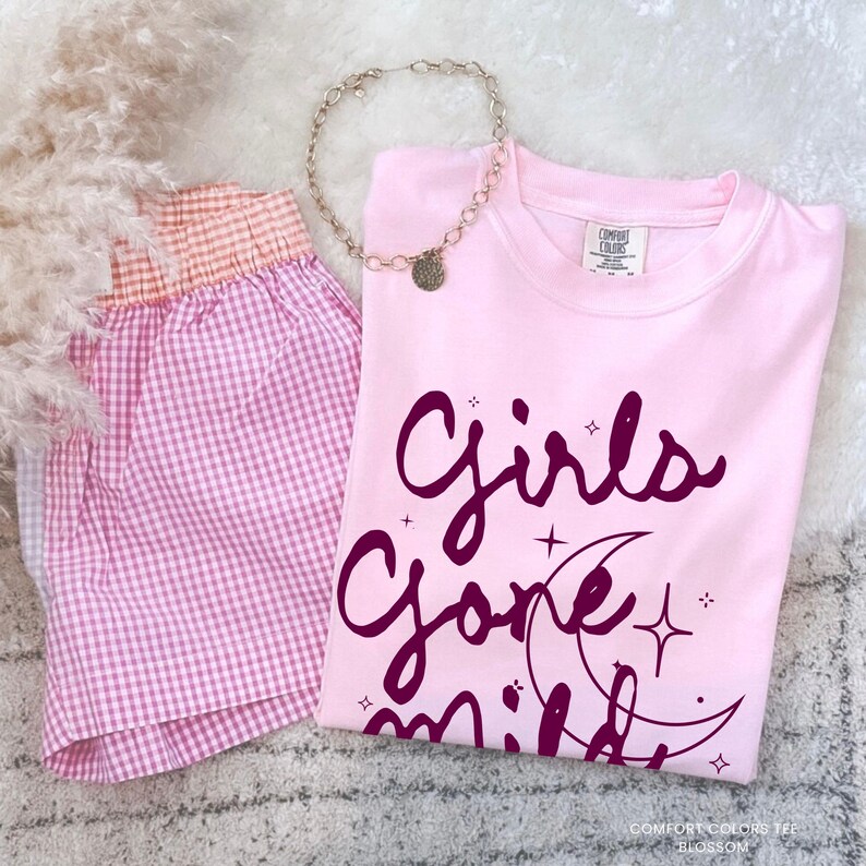 Girls Gone Mild Bachelorette Long Sleeve Shirt, Shirt, Sweatshirt, Pj Bach, Mild Bachelorette, Sleepover Bach, Girls Night, Bridal Pjs bild 4