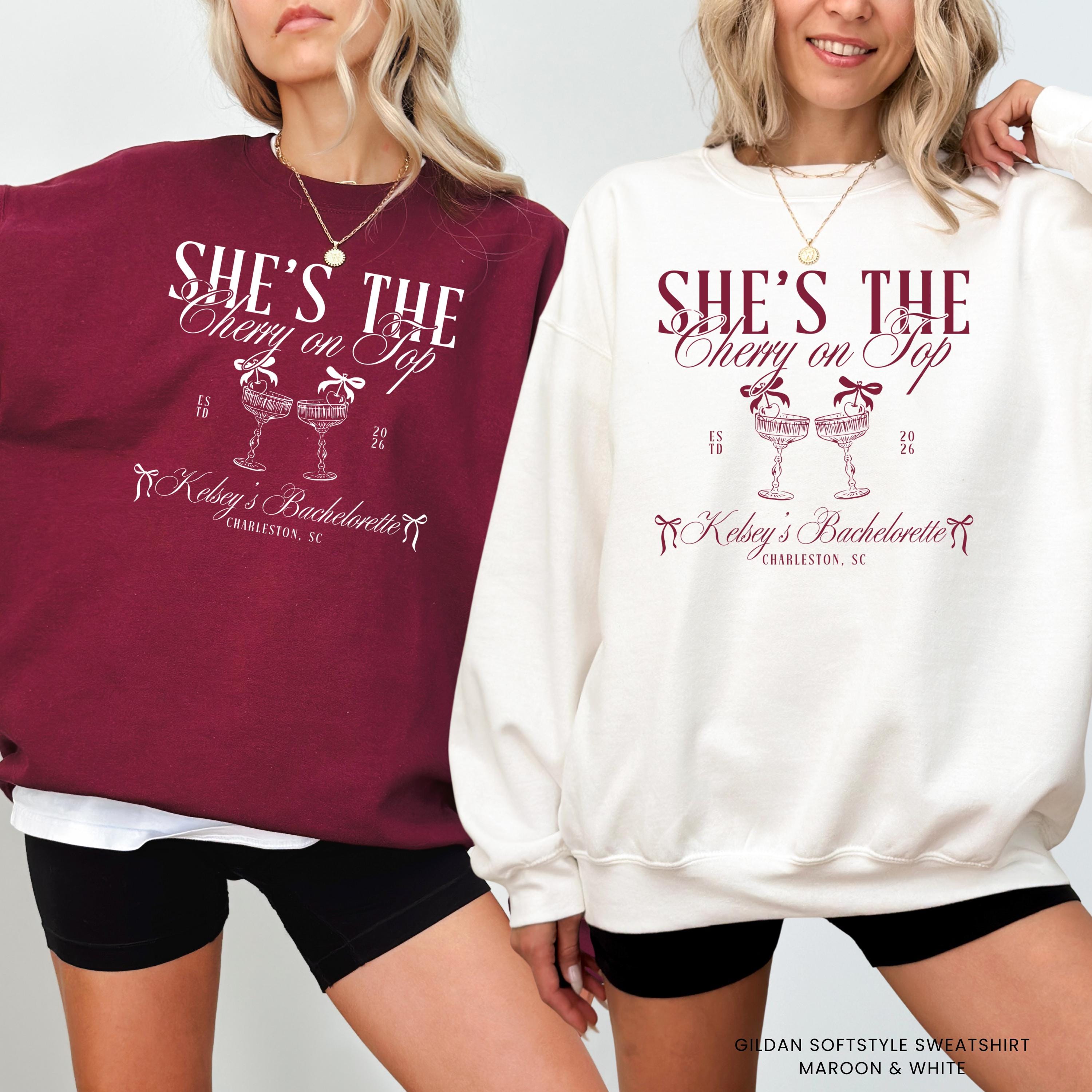 Cherry Sweatshirt - Etsy