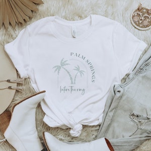 Palm Springs Before The Ring Shirt, Bachelorette Party Shirts, Bridal Party Group Shirts, Bachelorette Shirts, Bridesmaid Shirts