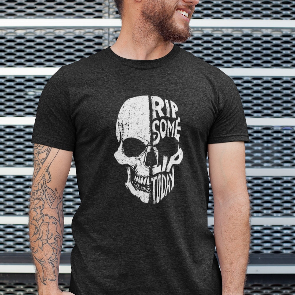 Goth Shirt, Skeleton Shirt, Grunge Shirt, Skull Shirts, Sugar Skull Shirt Donuink Store