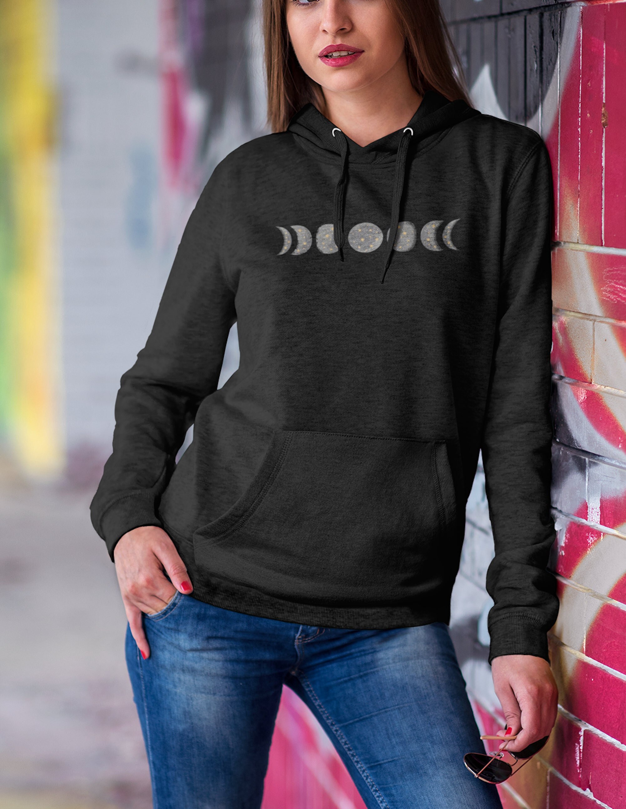 Desert dreamer moon phases hoodie hotsell