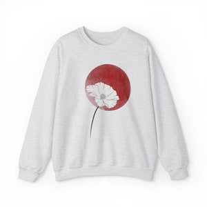 Blood of the Poppy | Poppy | Poppies | Blood Moon | Sweater | Crewneck