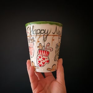 Christmas Mugs, Christmas Gifts, New Year Mug, Christmas Gift Idea, Ceramic Tumbler, Gift For Her, Gift For Him
