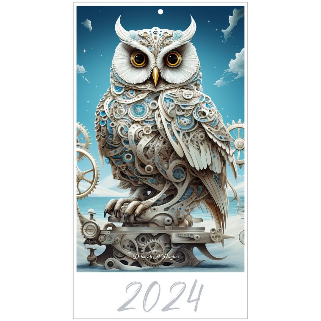 2024 Wall Calendar Art Style of Fractal Surrealism Using the - Etsy