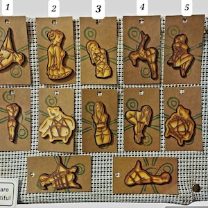 Shibari  Wooden Pins/ Ornaments