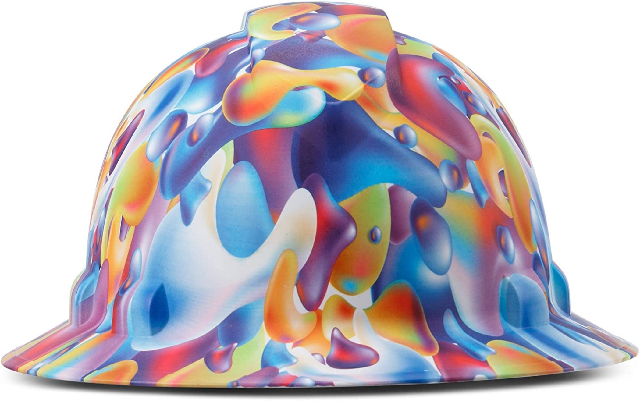 Custom Rainbow Art Design Hard Hat OSHA Full Brim Hard Hat | Etsy