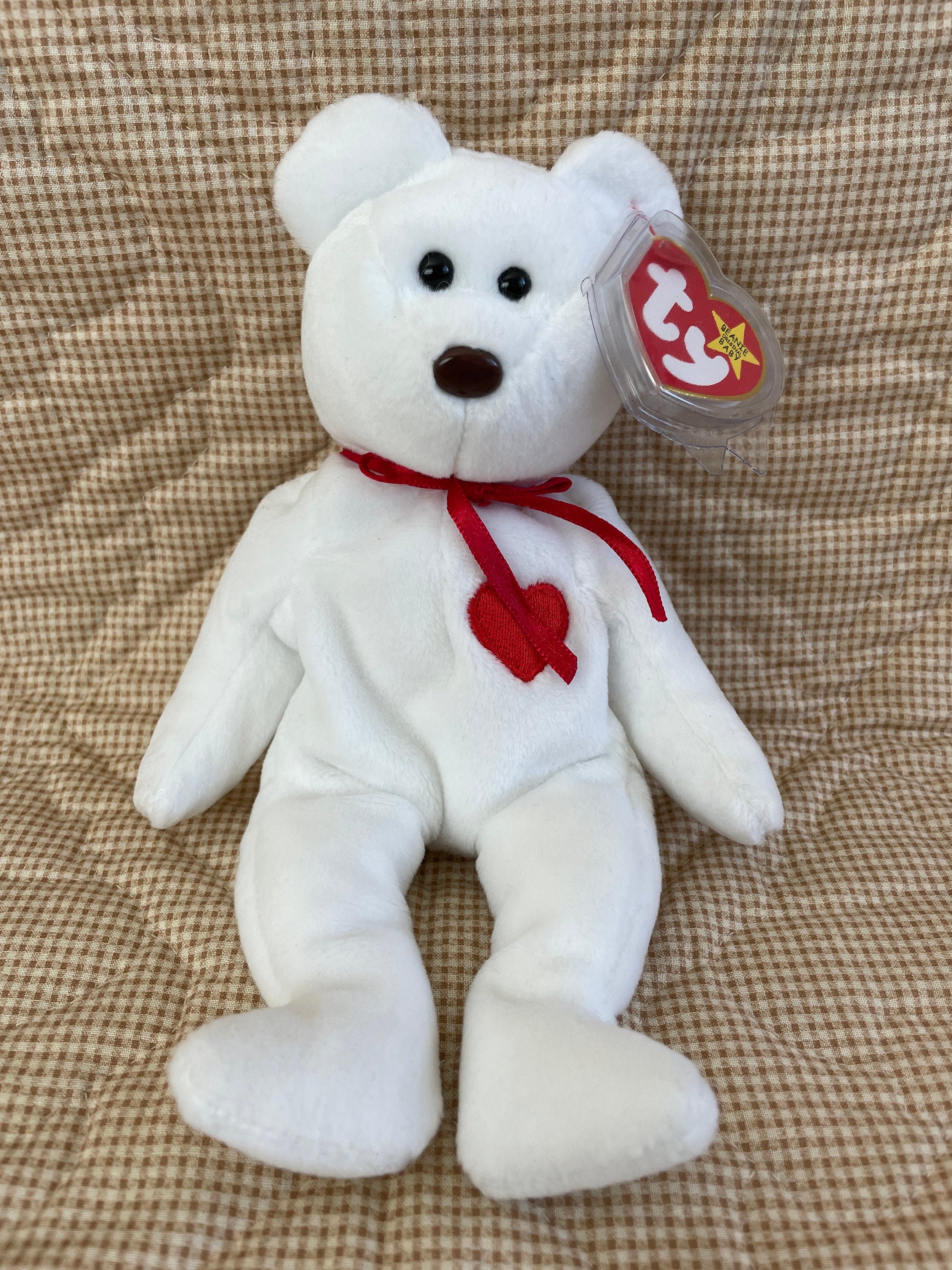 RARE Retired Ty Beanie Baby: VALENTINO 1993/1994 - Etsy UK