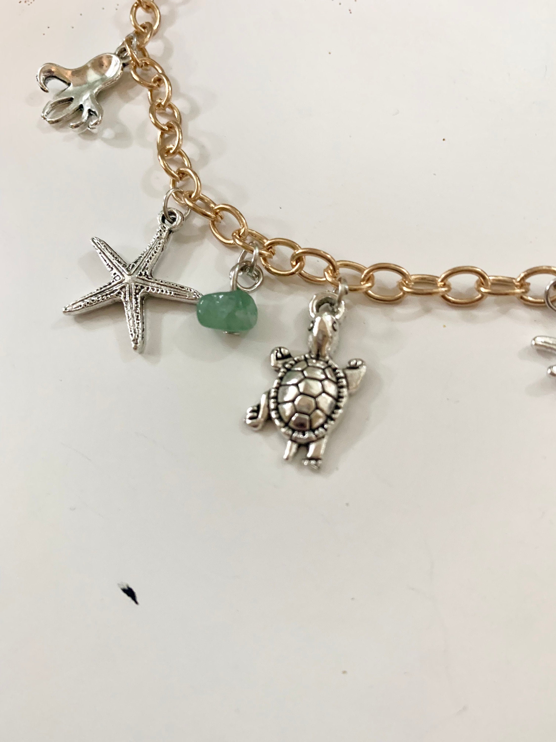 Clip on Charms and Charm Bracelet Starters, Necklace. Make a custom gift!  Sea Turtle, Cross, Hope, Scissors, peace - more! Wholesale Prices