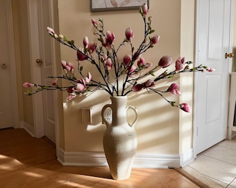 Magnolias, Magnolia Flower Faux, 4’ Tree Branches Magnolias, Highest Quality Real Touch Flowers, Faux Branches, Fake Tree, Fake Flowers,