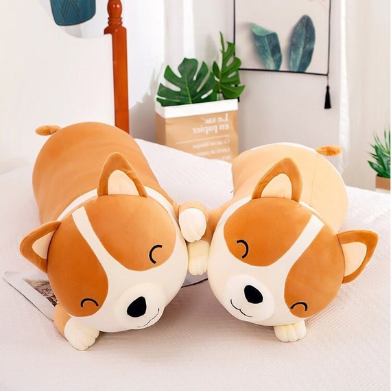 giant stuffed corgi