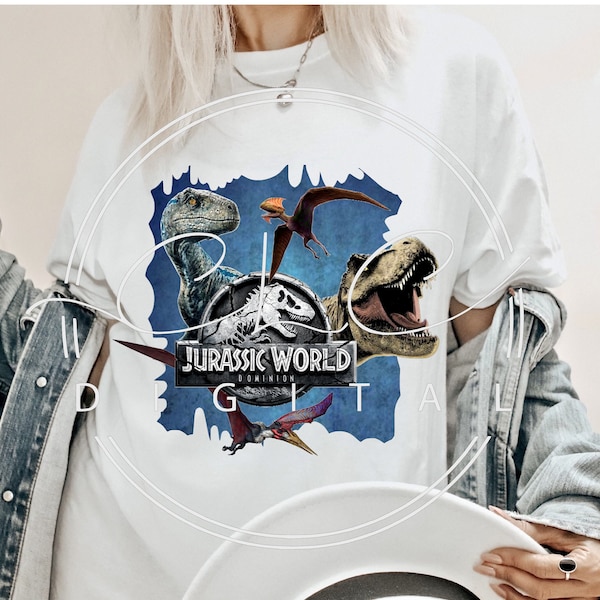 Jurassic World | Owen Grady | T-Rex | Blue | Dinosaurs | Sublimation | PNG | Digital Download