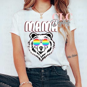Trendy design png, Mama Bear png, Peace png, sublimation, digital download png, bears png, shirt mockup png, girl fashion; popular designs