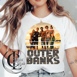 OB, Retro Sunset, Graphic T-Shirt Design, PNG JPEG (Digital Download), Neutral