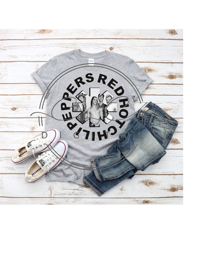 Red Hot Chili Peppers Design Png Band Trendy Rocker Png Png Sublimation ...