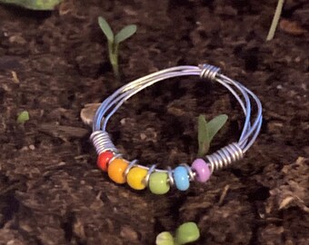 Pride flag ring