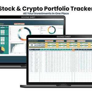 Stock & Crypto Portfolio Performance Tracker [Multi-Year] | Google Sheets Only | Excel Not Supported