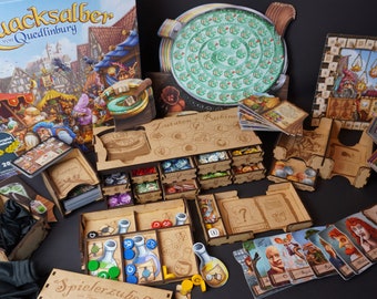 Quack of Quedlinburg Board Game Inlay Insert Organizer